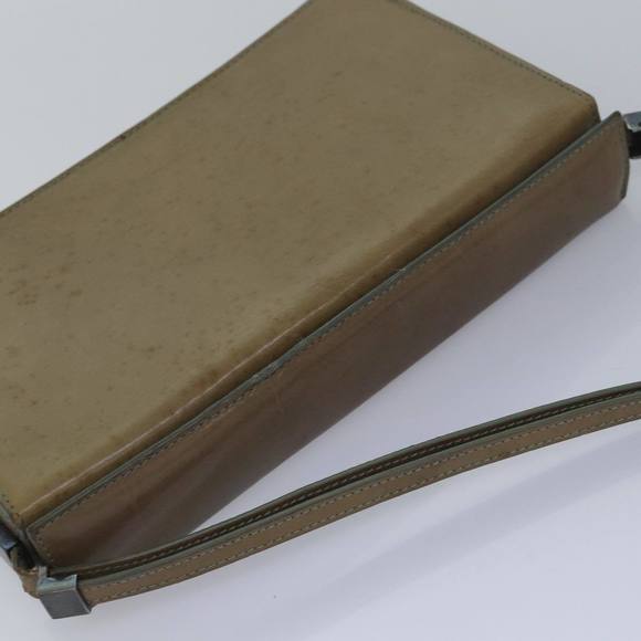 GUCCI Hand Bag Leather Brown Auth bs16079 - Picture 6 of 16